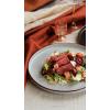 imageFamiware Mercury Plates and Bowls Sets 12 Pieces Stoneware Dinnerware Sets Dishes Set for 4 Microwave and Dishwasher Safe CharcoalMulticolor