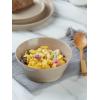 imagefamiware Saturn 4 Pieces Pasta Bowls Set 875 inch Salad Bowls Stackable Large Capacity Perfect for Your Friend for Housewarming Thanksgiving Cinnamon BrownCinnamon Brown