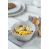 imagefamiware Saturn 4 Pieces Pasta Bowls Set 875 inch Salad Bowls Stackable Large Capacity Perfect for Your Friend for Housewarming Thanksgiving Cinnamon BrownLight Gray