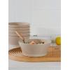 imagefamiware Saturn 4 Pieces Pasta Bowls Set 875 inch Salad Bowls Stackable Large Capacity Perfect for Your Friend for Housewarming Thanksgiving Cinnamon BrownCinnamon Brown