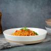 imagefamiware Saturn 4 Pieces Pasta Bowls Set 875 inch Salad Bowls Stackable Large Capacity Perfect for Your Friend for Housewarming Thanksgiving Cinnamon BrownMulticolor