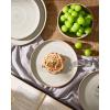 image:imageFamiware Meteor Plates and Bowls Sets for 4 12 Pieces Dinnerware Sets Microwave and Dishwasher Safe Dishes Set Blue GrayMatcha Green