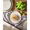 image:imageFamiware Meteor Plates and Bowls Sets for 4 12 Pieces Dinnerware Sets Microwave and Dishwasher Safe Dishes Set Blue GrayMatcha Green