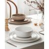 image:imageFamiware Meteor Plates and Bowls Sets for 4 12 Pieces Dinnerware Sets Microwave and Dishwasher Safe Dishes Set Blue GrayMulticolor