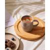 image:imagefamiware Coffee Mugs for 8 13 oz Mug Set Dringking Cup with Handle for Coffee Tea Cocoa Milk Milkyway Serise Cinnamon BrownMilkywayCinnamon Brown