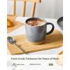 image:imagefamiware Coffee Mugs for 8 13 oz Mug Set Dringking Cup with Handle for Coffee Tea Cocoa Milk Milkyway Serise Cinnamon BrownMilkywayDark Gray