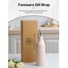 image:imagefamiware Milkyway 16oz Ceramic Olive Oil Dispenser Bottle 1 Piece Oil Dispenser for Kitchen with Stainless Steel Pourers Suitable for Storage Vinegar Soy Sauce Coffee Syrup Matte Beige WhiteLight Pink and Light Green