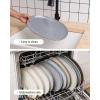image:imagefamiware Serving Platter Oval 1559143129inch Serving Dishes for Entertaining Serving Bowls Dishwasher Safe Stoneware Serving Trays for Party Food Turkey Reactive Glaze Matte Dark CharcoalDark Gray