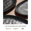 image:imagefamiware Serving Platter Oval 1559143129inch Serving Dishes for Entertaining Serving Bowls Dishwasher Safe Stoneware Serving Trays for Party Food Turkey Reactive Glaze Matte Dark CharcoalMatte Dark Charcoal