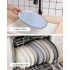 image:imagefamiware Serving Platter Oval 1559143129inch Serving Dishes for Entertaining Serving Bowls Dishwasher Safe Stoneware Serving Trays for Party Food Turkey Reactive Glaze Matte Dark CharcoalBlue