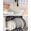 image:imagefamiware Serving Platter Oval 1559143129inch Serving Dishes for Entertaining Serving Bowls Dishwasher Safe Stoneware Serving Trays for Party Food Turkey Reactive Glaze Matte Dark CharcoalLight khaki