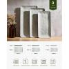 image:imagefamiware Serving Platter Rectangular 1567141126inch Serving Dishes for Entertaining Dishwasher Safe Stoneware Serving Trays for Party Food Turkey Snack Cheese Reactive Glaze Light KhakiGray