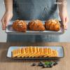 image:imagefamiware Serving Platter Rectangular 1567141126inch Serving Dishes for Entertaining Dishwasher Safe Stoneware Serving Trays for Party Food Turkey Snack Cheese Reactive Glaze Light KhakiBlue
