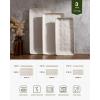 image:imagefamiware Serving Platter Rectangular 1567141126inch Serving Dishes for Entertaining Dishwasher Safe Stoneware Serving Trays for Party Food Turkey Snack Cheese Reactive Glaze Light KhakiCappuccino White