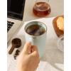 image:imagefamiware Jupiter Large Coffee Mug 20oz Coffee Mug with Lid Ceramic Mugs Set of 2 Cup Set with Handle for Latte Tea Cocoa Milk Microwave and Dishwasher Safe Light Blue and Light GreenJupiterLight Green