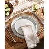 image:imageFamiware Annecy Plates and Bowls Sets 12 Pieces Dinnerware Sets Microwave and Dishwasher Safe Dishes Set for 4 Chip and Scratch Resistant GreyBlueGrayWhite