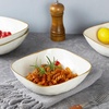 image:imagefamiware Large Pasta Bowls Set of 4 Ocean Round 85 Pasta Serving Bowl Large Dinner Bowls Kitchen Bowl Set Microwave and Dishwasher Safe Scratch Resistant Cappuccino WhiteVanilla White