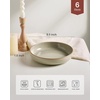 image:imagefamiware Milkyway 33 oz Bowl Set Pasta Bowls Set of 6 Salad Bowls Double Reactive Glaze Sturdy amp Stackable Ideal for Housewarming Festivals Matcha Green with SpecklesMatcha Green with Speckles