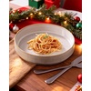 image:imagefamiware Star 75 Pasta Bowls Set Salad Bowl Set of 8 Double Reactive Glaze Stackable Ideal for Your Friend for Housewarming Festivals Cappuccino WhiteCappuccino White