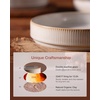 image:imagefamiware Star 75 Pasta Bowls Set Salad Bowl Set of 8 Double Reactive Glaze Stackable Ideal for Your Friend for Housewarming Festivals Cappuccino WhiteCappuccino White