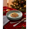 image:imagefamiware Star 75 Pasta Bowls Set Salad Bowl Set of 8 Double Reactive Glaze Stackable Ideal for Your Friend for Housewarming Festivals Cappuccino WhiteLight Green