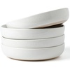image:imagefamiware Milkyway 33 oz Bowl Set Pasta Bowls Set of 6 Salad Bowls Double Reactive Glaze Sturdy amp Stackable Ideal for Housewarming Festivals Matcha Green with SpecklesWhite