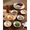 image:imagefamiware Star Soy Sauce Dish Ceramic Dipping Bowls Set of 6 4 oz Individual Dip Sauce CupsBowlsDishesPlates Small Serving Bowl for Side Dishes Dessert Ice Cream Condiments Sushi  Deep ForestMatte White
