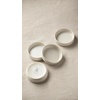 image:imagefamiware Star Soy Sauce Dish Ceramic Dipping Bowls Set of 6 4 oz Individual Dip Sauce CupsBowlsDishesPlates Small Serving Bowl for Side Dishes Dessert Ice Cream Condiments Sushi  Deep ForestMatte White