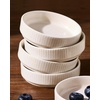 image:imagefamiware Star Soy Sauce Dish Ceramic Dipping Bowls Set of 6 4 oz Individual Dip Sauce CupsBowlsDishesPlates Small Serving Bowl for Side Dishes Dessert Ice Cream Condiments Sushi  Deep ForestMatte White