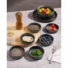 image:imagefamiware Star Soy Sauce Dish Ceramic Dipping Bowls Set of 6 4 oz Individual Dip Sauce CupsBowlsDishesPlates Small Serving Bowl for Side Dishes Dessert Ice Cream Condiments Sushi  Deep ForestDeep Forest