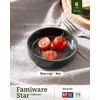 image:imagefamiware Star Soy Sauce Dish Ceramic Dipping Bowls Set of 6 4 oz Individual Dip Sauce CupsBowlsDishesPlates Small Serving Bowl for Side Dishes Dessert Ice Cream Condiments Sushi  Deep ForestDeep Forest